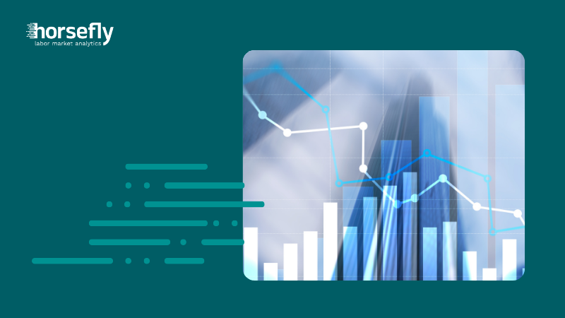 Image shows a futuristic-looking bar chart for the blog - Location Strategies for Today's Workforce Using Labor Analytics